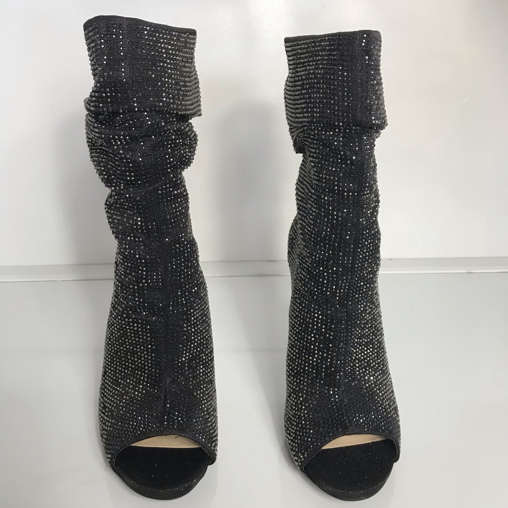 Jessica Simpson Rinnah Mid-Calf Peep Toe Booties - Picture 5 of 11